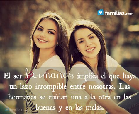 frases de hermanas cortas